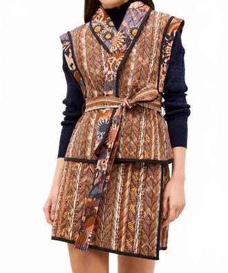 Marie Oliver Bowie Vest In Kismet