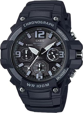 Casio Mens Chronograph Sport Watch with Black Dial - MCW-100H-1A3V