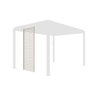 Sweeek Persianas de aluminio 1m, beige