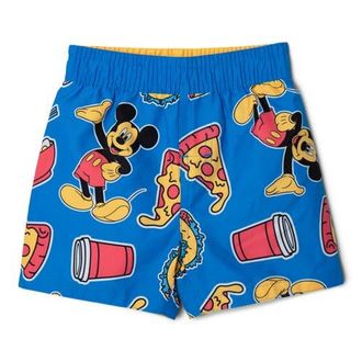 Disney Mickey Mouse Swimwear Swim Trunks in Mickey Blue Food at Nordstrom, Size 18M