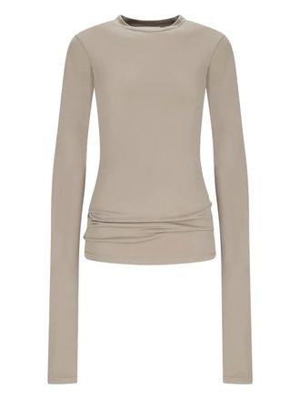 Darkpark long-sleeve crew-neck T-shirt - Neutrals