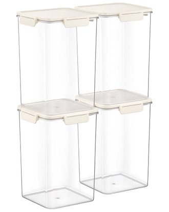 Sorbus 4-Pack 158.73Oz Stackable Food Storage Containers