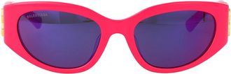Balenciaga Stijlvolle zonnebril voor vrouwen - Dames - Zonnebrillen - Roze - 57 MM - Accessoires