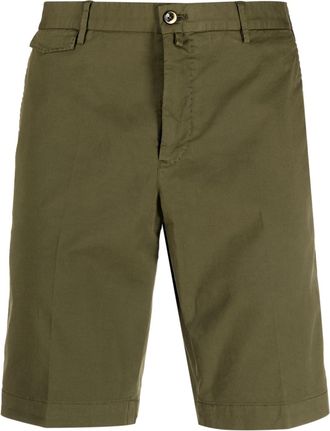 Pantaloni Torino knee-length chino shorts - men - Cotton/Spandex/Elastane - 50 - Green