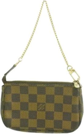 Louis Vuitton Pre-owned Mini Bags, female, Brown, Size: ONE SIZE Pre-owned Pouch