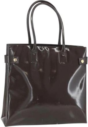 Gucci Pre-owned Coated Canvas Tote Bag - Dames - Vintage Shopper - Bruin - ONE Size - Vintage
