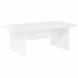 vidaXL Mesa De Caf&eacute; Brillante 93 X 53 X 33 Cm Madera De Ingenier&iacute;a Vidaxl