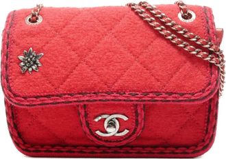 Chanel 2015 Paris-Salzburg quilted flap shoulder bag - Rood