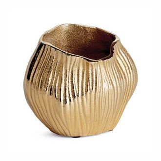 Napa Home & Garden Lillian Vase Small - Champagne Gold - Cast Aluminum Decor at Nordstrom