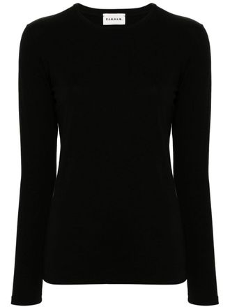 P.A.R.O.S.H. crew-neck long-sleeved T-shirt - Black