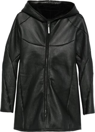 Isaac Sellam Experience Cappotto con cappuccio - Nero