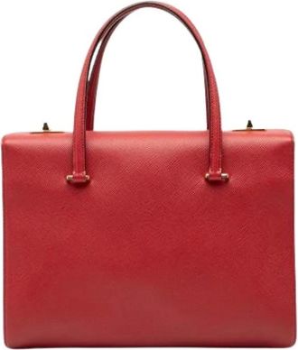 Prada Pre-owned Handbags, female, Red, Size: ONE SIZE Pre-owned Vintage Handbag