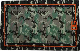 Dolce & Gabbana Camouflage Patroon Strandhanddoek Stijlvol Reizen - Heren - Handdoeken - Veelkleurig - ONE Size - Katoen - Home