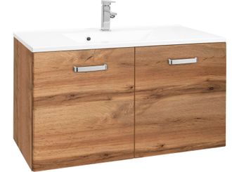 WELLTIME Waschbeckenunterschrank »Ravenna« Badmöbel, Waschtisch inkl. Waschbecken, Breite 60 cm