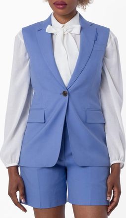 Burberry Sleeveless Tailored Jacket, Brand Size 4 (US Size 2)