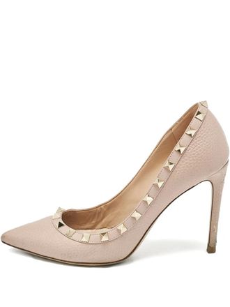 Valentino Garavani 100mm Rockstud embellishment pumps - Pink