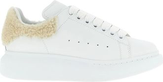 Alexander McQueen Larry Sneakers - Dames - Sneakers - Wit - 39 EU - Leer - Schoenen