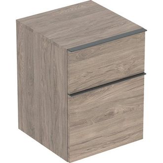 Keramag Keramag - Geberit Icon Armoire Lat&eacute;rale, 2 Tiroirs, 45x60x47,6 Cm, 502315