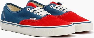 Vans Womens Vans Authentic Primary Racing Red Trainers - Size: UK 10 / eu 44.5 / us 12.5
