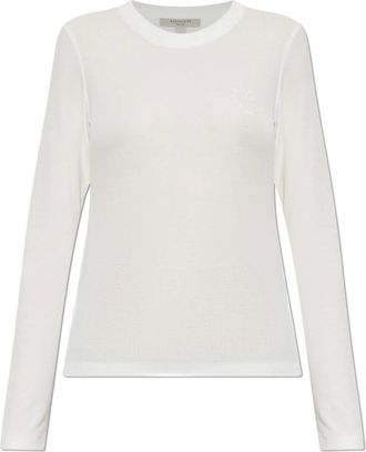 AllSaints Dames, Tops, Beige, Maat: XS Leer