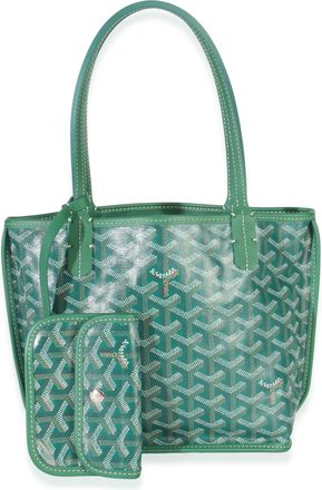 Goyard Mini Anjou Green Goyardine Canvas