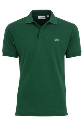 Lacoste Mens Polo SS L1212 Classic Fit Green Cotton - Size Medium