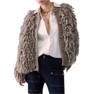Liu Jo Cardigan in Morbido Filato - - Knitwear - Donna - Beige - S