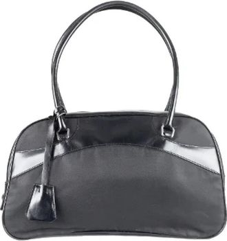 Prada Pre-owned Leather prada-bags - Dames - Vintage Handtas - Zwart - ONE Size - Leer - Vintage