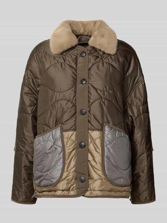 BLONDE No.8 Steppjacke mit Wendefunktion und Eingrifftaschen in Taupe, Größe 34