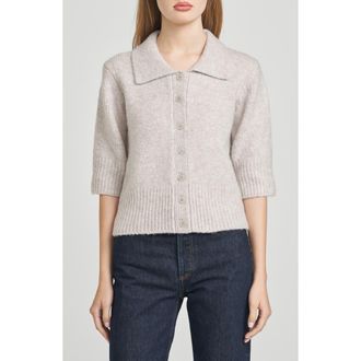 Wayf Harlow Cardigan in Pearl Grey at Nordstrom Rack, Size X-Small