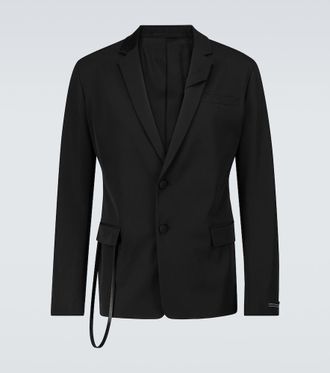 Prada Technical single-breasted blazer
