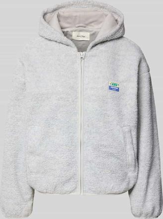 American Vintage American Vintage Jacke aus Teddyfell Modell HOKTOWN in Hellgrau Melange, Gr&ouml;&szlig;e XS/S