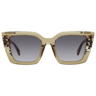 Just Cavalli Smoke Gradient Butterfly Ladies Sunglasses SJC099V 06A9 53