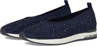 Kenneth Cole Reaction Evaline Womens Shoes Navy Knit : 7.5 M, Leather/Rubber