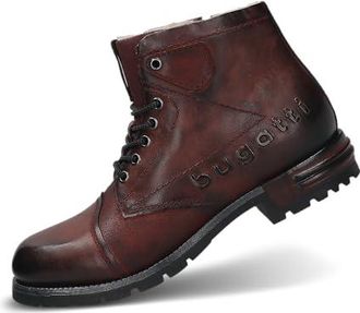 Bottes Bugatti Homme En Cuir Nappa - Classiques Avec Doublure Imitation Fourrure | Confort Et Style Haut De Gamme