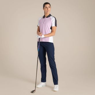 Craghoppers Dames/Dames Hazelmere Nosilife Golf Poloshirt met korte mouwen (Orchidee/Wit)