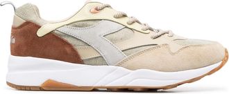 Diadora suede almond-toe low-top sneakers - men - Fabric/Calf Leather/Calf Leather/Fabric/Calf Suede/Rubber - 7.5 - Neutrals