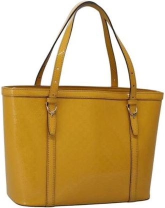 Gucci Pre-owned Tote Bag - Dames - Vintage Shopper - Geel - ONE Size - Vintage