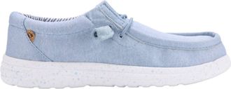 Lamofootwear Womens Paula Breeze Jersey Knit Casual Shoe In Sky Blue
