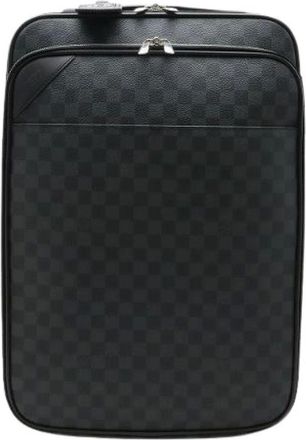 Louis Vuitton Vintage, unisex, Grijs, ONE Size, Pre-owned Canvas Weekendtas