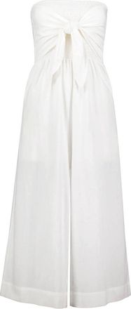 Bishop + Young Womens Elva Tie Front Jumpsuit In Pure