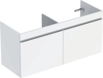 Keramag Geberit Renova Plan Mueble Bajo Lavabo Doble Con 2 Cajones