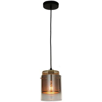 Lucande L&aacute;mpara Colgante sterzy En Gris De Vidrio - Lucande