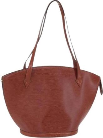 Louis Vuitton Pre-owned Vintage Schoudertas - Dames - Vintage Schoudertas - Bruin - ONE Size - Leer - Vintage