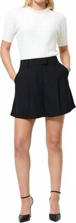 French Connection Harry Suiting Trouser Short In Black
