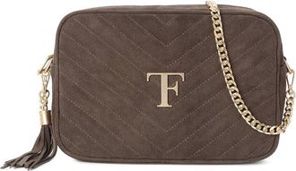 Tiffany & Fred Quilted Suede Camera Bag