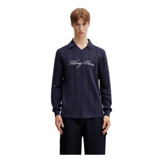 Filling Pieces Voetbalshirt - Heren - Truien - Blauw - Maat: XL Viscose