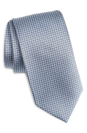 BOSS Silk Blend Jacquard Tie in Light Pastel Purple/Blue at Nordstrom