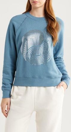 Spiritual Gangster Forever Graphic Sweatshirt in Moonlit at Nordstrom Rack, Size X-Large