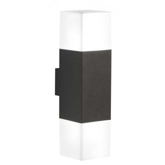 Trio Leuchten Aplique para Exterior Doble Luz Led Hudson Antracita Trio Lighting